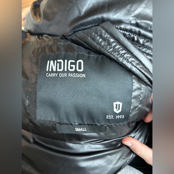 INDICODE Webster Puffer Jacket, Navy - Picture 2 of 10